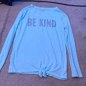 Blue long sleeve worn once